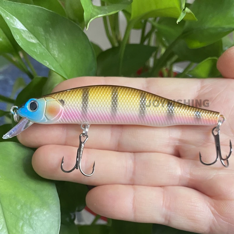 1PCS 90mm 11g Floating Minnow Lake Fishing Bait Isca Pesca Artificial Trout Carp Fishing Minnow Wobbler Artificial Bait 9128