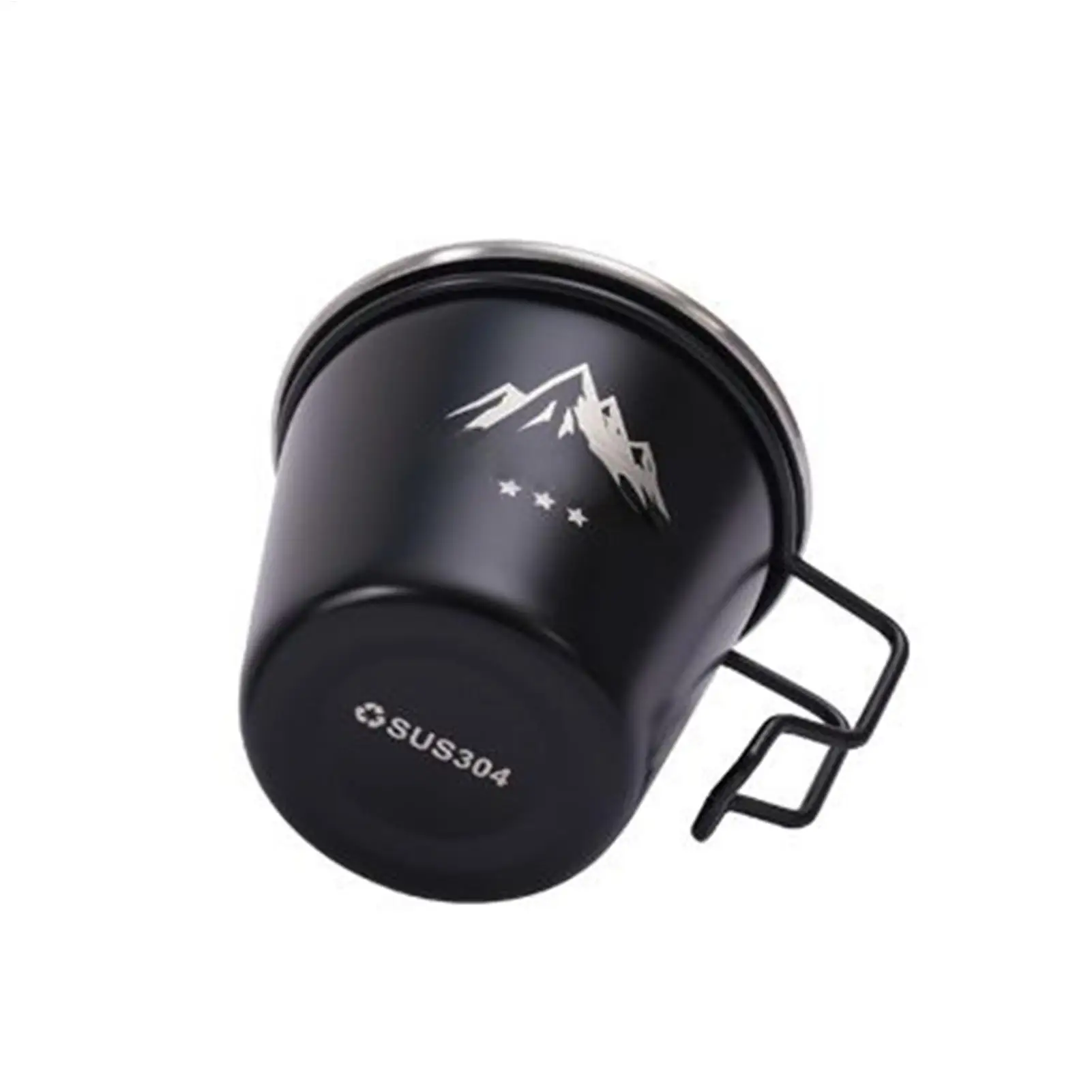 Mini tazas de café de acero inoxidable, tazas portátiles a prueba de herrumbre, taza de café de acero inoxidable para niños y adultos, Camping familiar