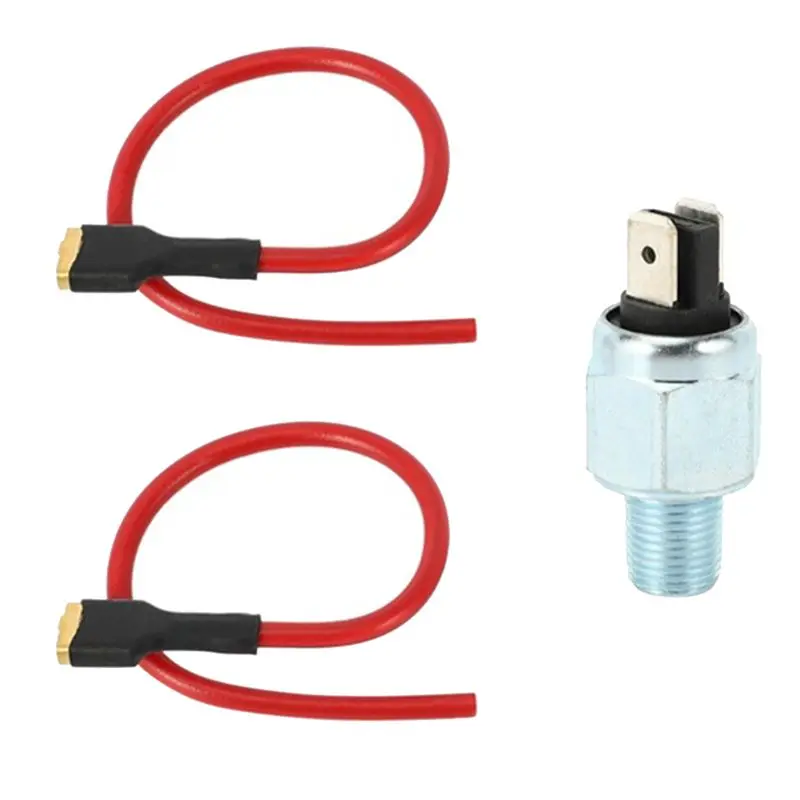 Exquisite Hydraulic Stoplight Replacement Brake Stop Light Switch Silver 72023-51D/E Fits For Touring Dyna Sportster