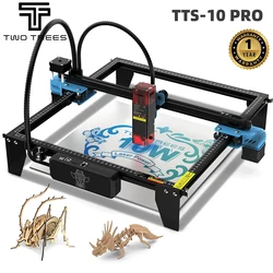 TWOTREES TTS-10 Pro Laser Engraver Stainless Steel Logo Printer Metal Laser Engraving Machine For Cutting Acrylic Wood Leather