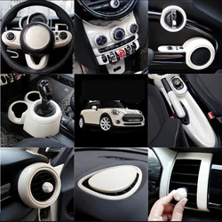 Car White Interior Protective Cover Tachometer Decoration Sticker For MINI COOPER S CLUBMAN F54 F55 F56 F57 F60 Car Accessories