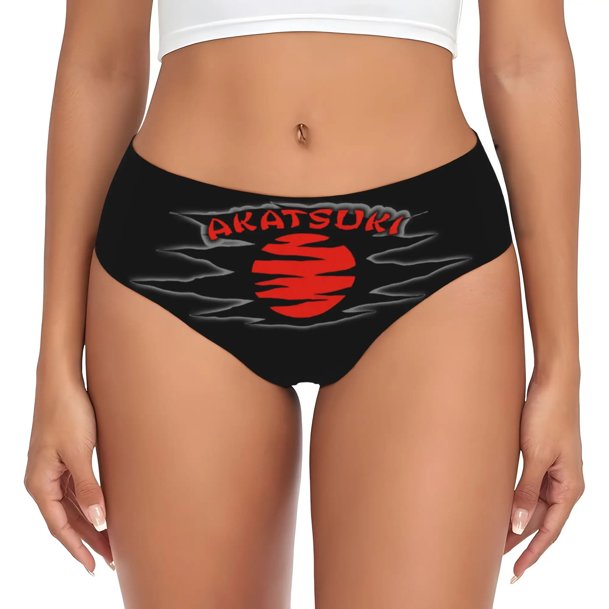 

Custom Women N-Narutoes Akatsukis Panties Underwear Female Breathable Anime Briefs Underpants
