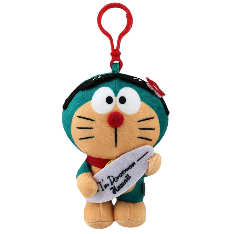 Sanrio Kawaii Hawaii Limited Edition Keychain Pendant Ornament Hello Kitty Kuromi Melody Doll Doraemon Toys Kids Birthday Gifts