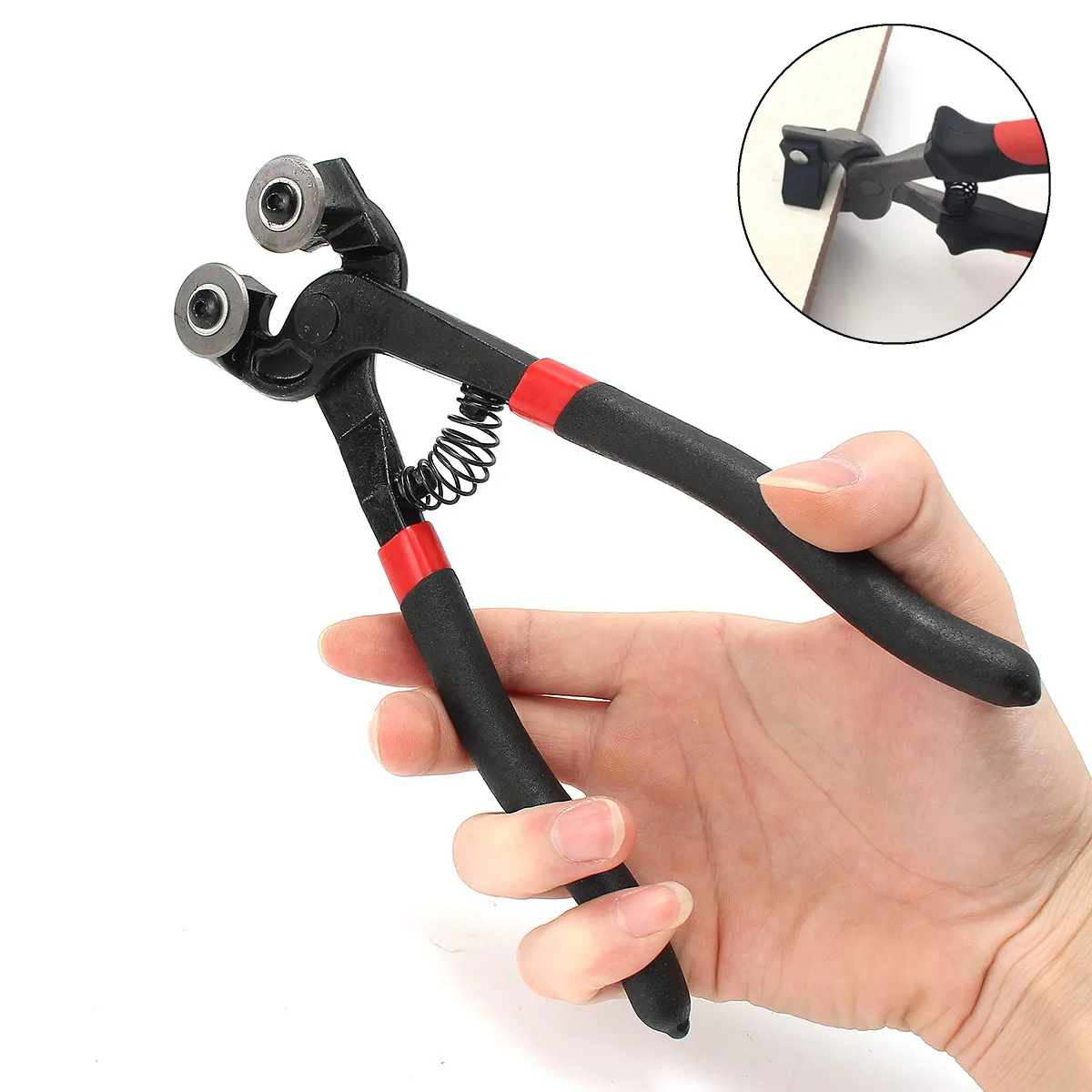8inch Carbide+Steel+Plastic Construction Tools Heavy Duty Stained Mosaic' Glass Cutter Nipper Tile Wheeled Plier Tool