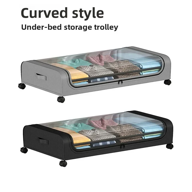 Arc Under The Bed Storage  The Bed with Cover Cloth Cover Dust Rack Simple Clothes Shoes Storage Box