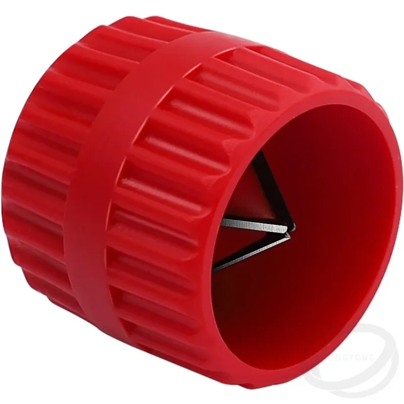Universal Red Pipe Deburring Tool Metalworking Accessory for External & Internal Chamfer Cutting 5mm-38mm Tube Metal Pipes
