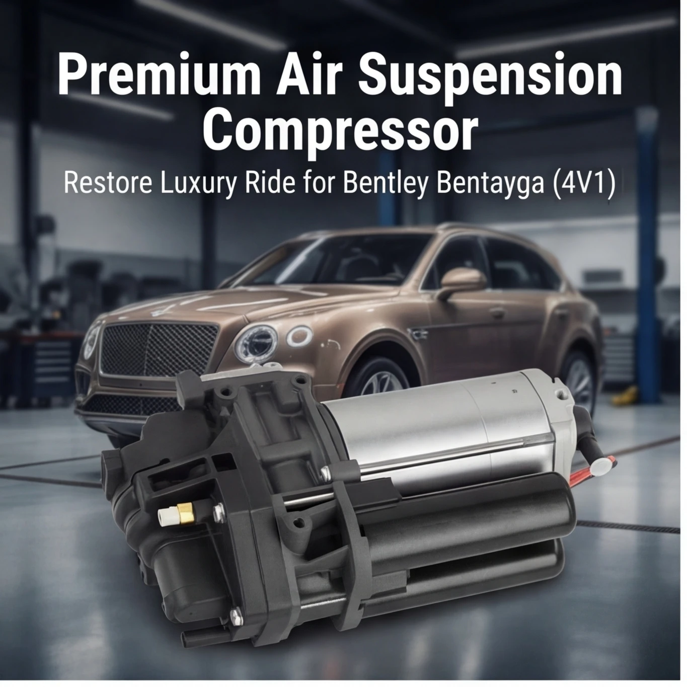 

Air Suspension Compressor Pump For Bentley Bentayga 4M0616005G 4M0616005H 4M0616005 4M0616005F