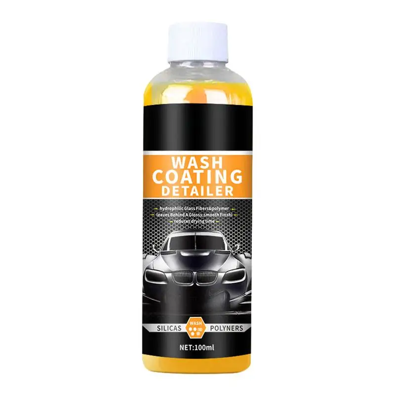 

Foam Car Wash Car Coating Detailer Quick Dry 100ml Car Washing Easily Clean Just Wipe With Water Safe For Cars Trucks