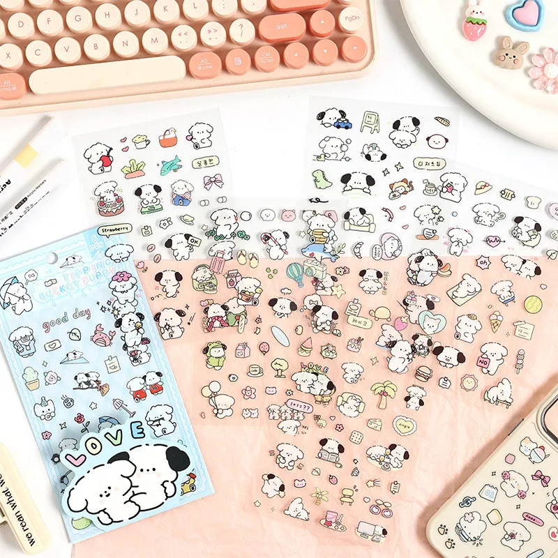 Cute Korean Cartoon Cute Hand Account Graffiti Stickers for Bicycle Hand Account Pencil Case Decals
