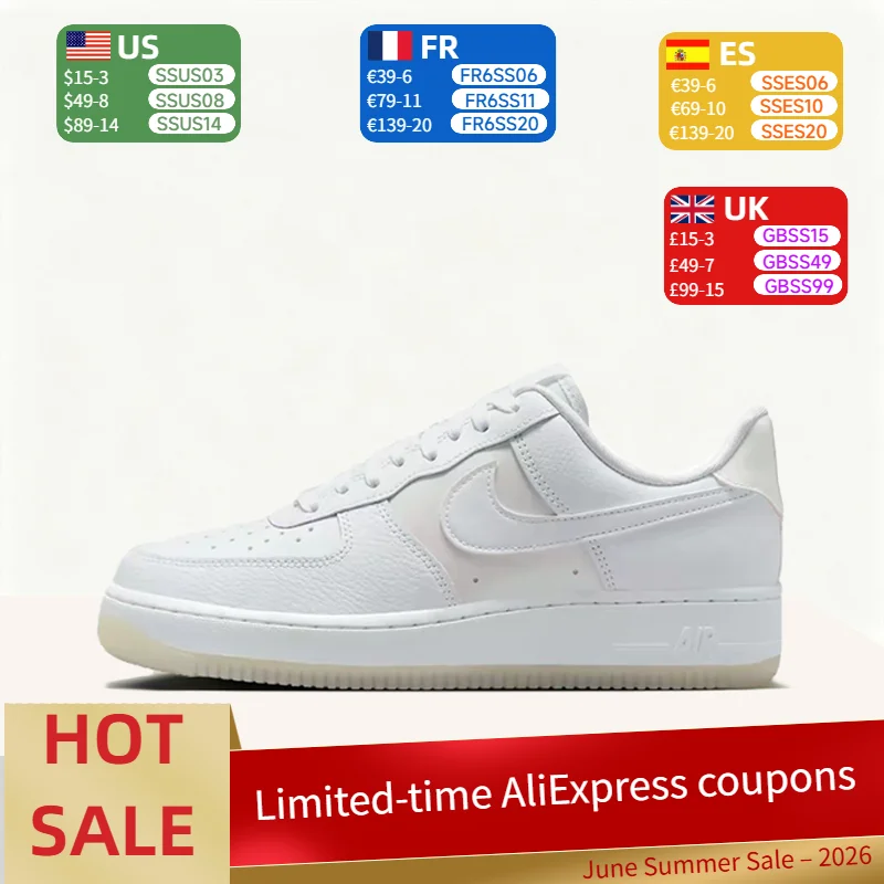 

Nike Air Force 1 Low Minimalist, stylish, versatile, comfortable, durable, lightweight low-top sneakers Women's IH3204-100