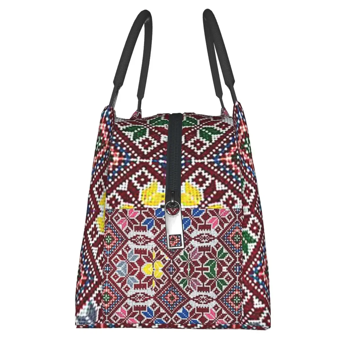 التطريز الفلسطينية التقليدية تتريز أكياس الغداء معزول بينتو صندوق مانعة للتسرب حمل أكياس نزهة حقيبة حرارية برودة