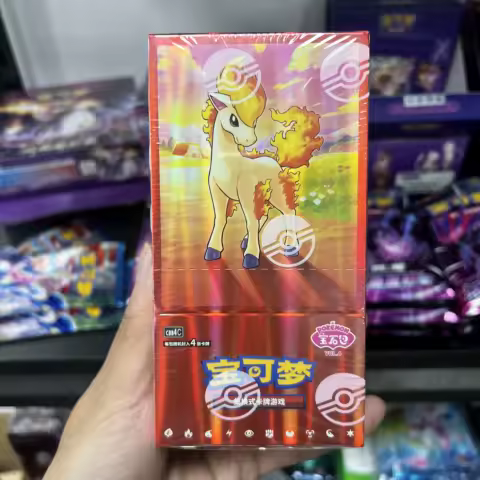 Original Pokemon Gem Pack Vol.4 Booster Box in Simplified Chinese PTCG Gempack 4 Collectible Trading Card Game Pack