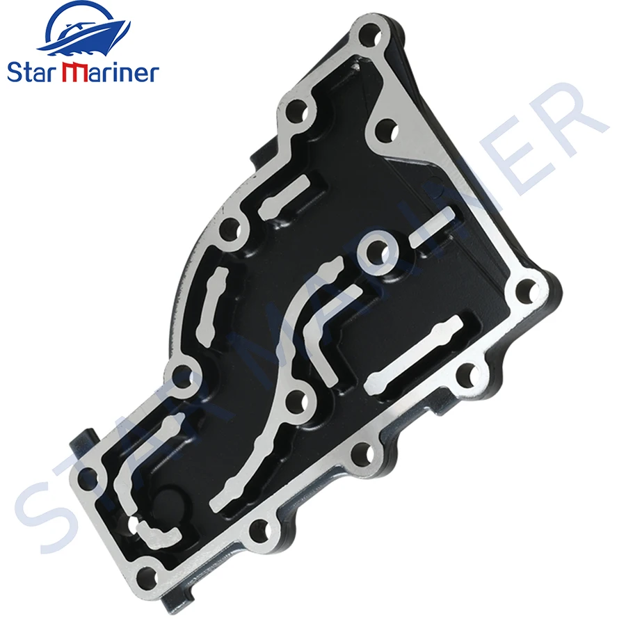 63V-41113 Cylinder Outter Cover For Yamaha Outboard Motor 2T 9.9HP 15HP Parsun Hidea Seapro HDX 63V-41113-00 Exhaust Cover