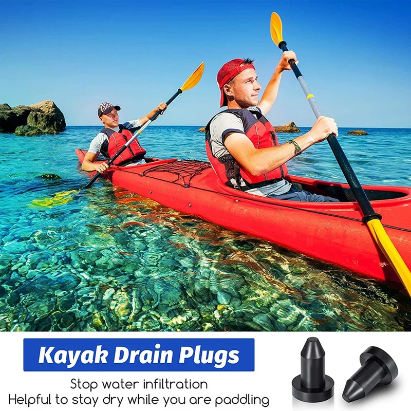 4 Pcs Kayak Drain Plug Push In Compatible For Sundolphin Kayaks Aruba 8 SS, Aruba 10, Bali 8, Pro 110,Sportsman 8