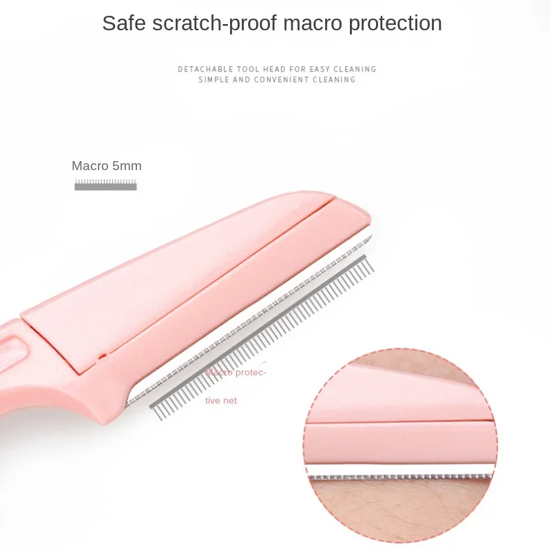 Sicuro Pieghevole Ladies Face Shaver Rasoio Sopracciglia Lama Anti-Graffio Rasoio Strumenti di Trucco Rasoio Sopracciglia Viso Rasoio per le donne