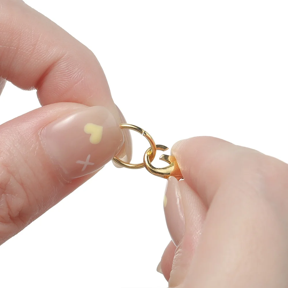 930 Stück/Box Schmuckzubehör-Set mit offenen Verbindungsringen, Karabinerverschlüssen, Haken, Zangen und Pinzetten für die Herstellung von DIY-Armbändern, Halsketten und Schmuck. – Detail 7