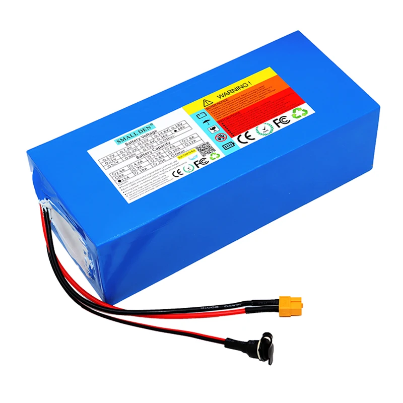 48V 10Ah 15Ah 18Ah 20Ah 25Ah 28Ah 30Ah 35A Lithium Battery pack 18650 13S 1500W With BMS For E-motorcycle scooter Large capacity