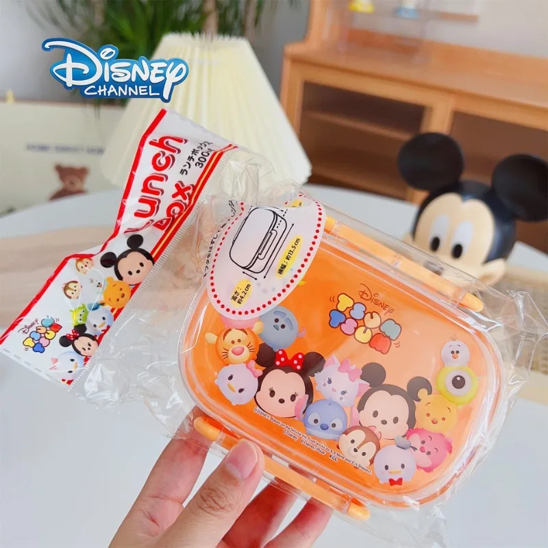 Disney Mickey Minnie Mouse Bento Box Cartoon Children's Fruit Box Cute Toy Story Portable Mini Students Small Lunch Box