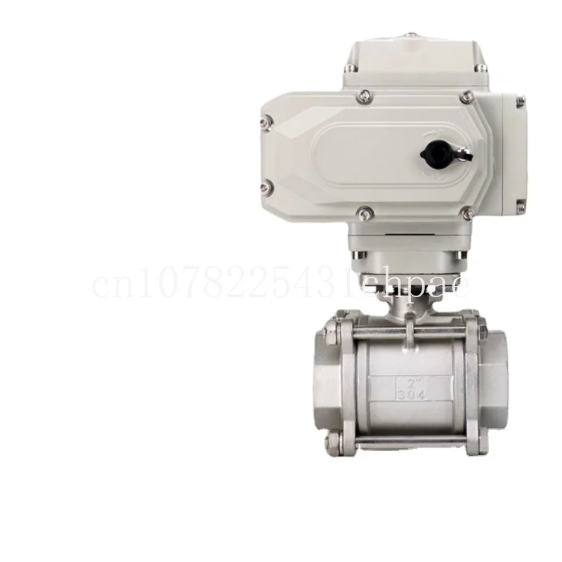 Promotional electric ball valve Q911F-16P stainless steel threaded three-piece female threaded connection 20 high temperature