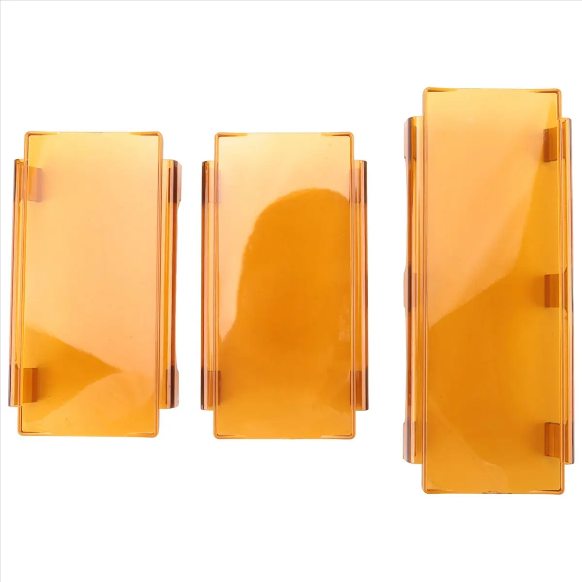 20 Inch Amber Snap on Lens Cover 6 Inch + 8 Inch for Led Light Bar Main in Car Light view 6