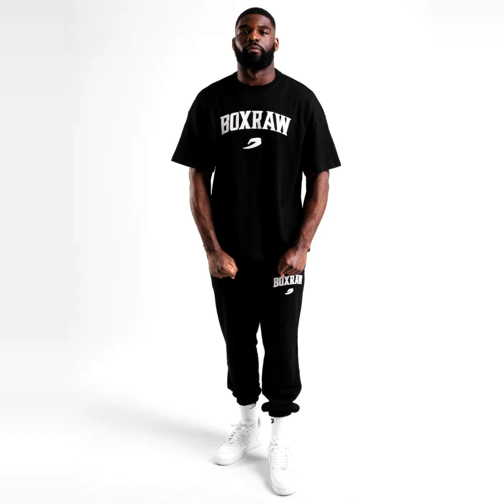 スポーツブランドクラシックレタープリントピュアコットンカジュアルスポーツボクシング推奨ワンサイズ大きいメンズTシャツ夏