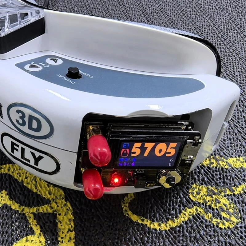 

RX5808 4.9G 5.8G 6.1G PLUS Double Antennas Receiver Module Board for SKYZONE Glasses 4.9G To 6.1G D2RC