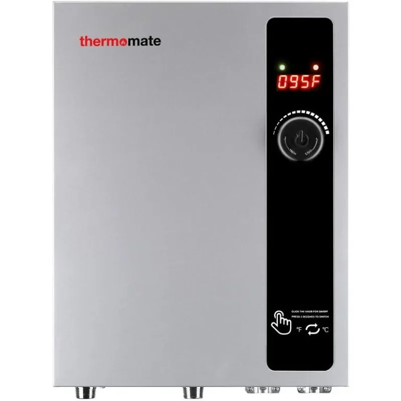 Tankless Water Heater Electric 24kW 208~240 Volt, thermomate On Demand Instant Endless Hot Water Heater