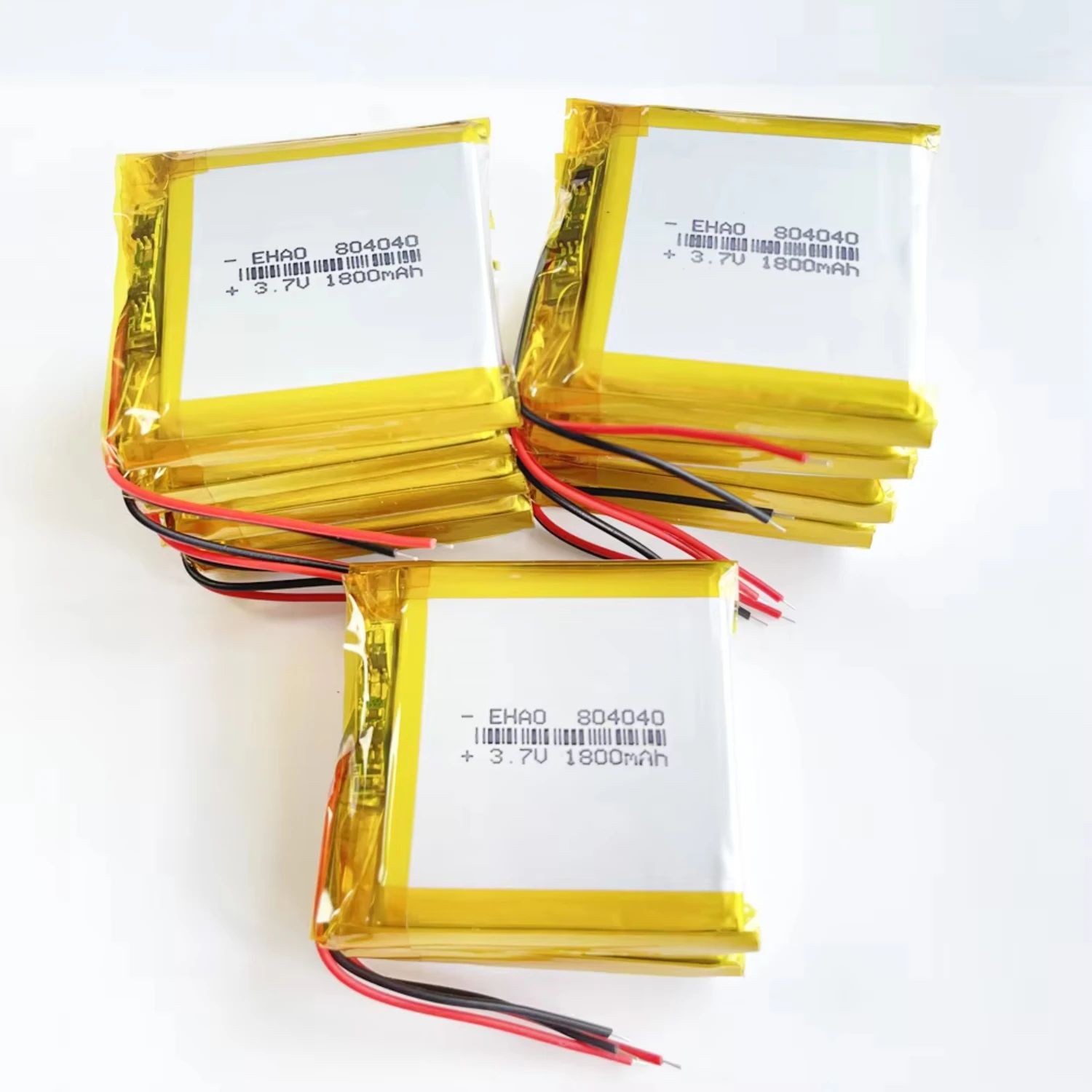 

10 PCS 3.7V 1800m Li-Polymer LiPo Rechargeable Battery 804040 Mp3 GPS PSP DVD Mobile Phone Video Game Driving Recorder