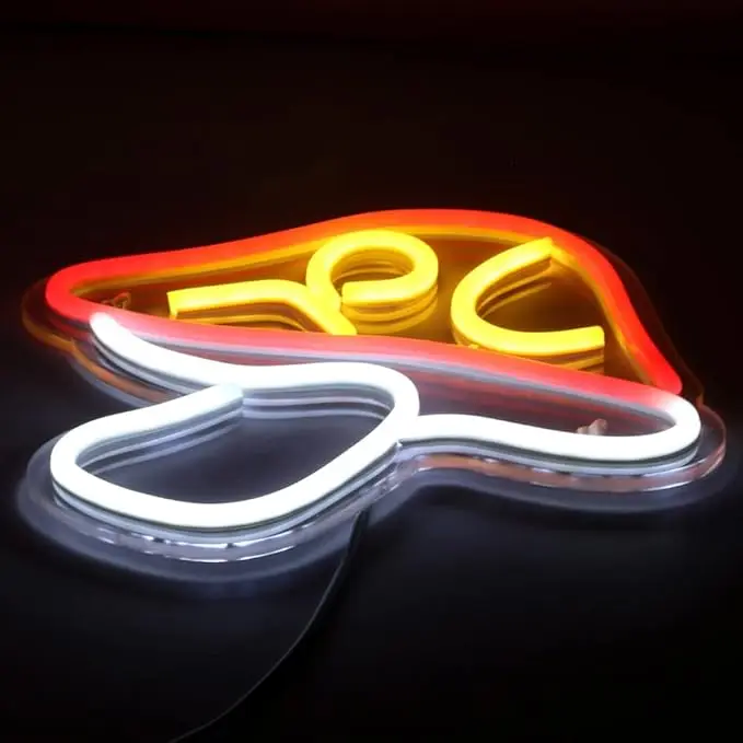 Mushroom Neon Sign Dimmable LED Cute Night Light Wall Art Signs For Game Room Bedroom Decor Holiday Gift For Children Kids Girl