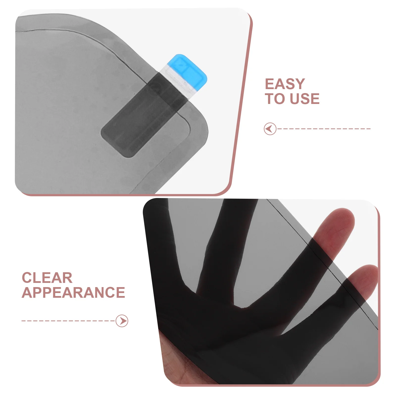 

5pcs 5 Pack Shield Anti-fog Film Protective Visor Rain Proof Replacement Protector