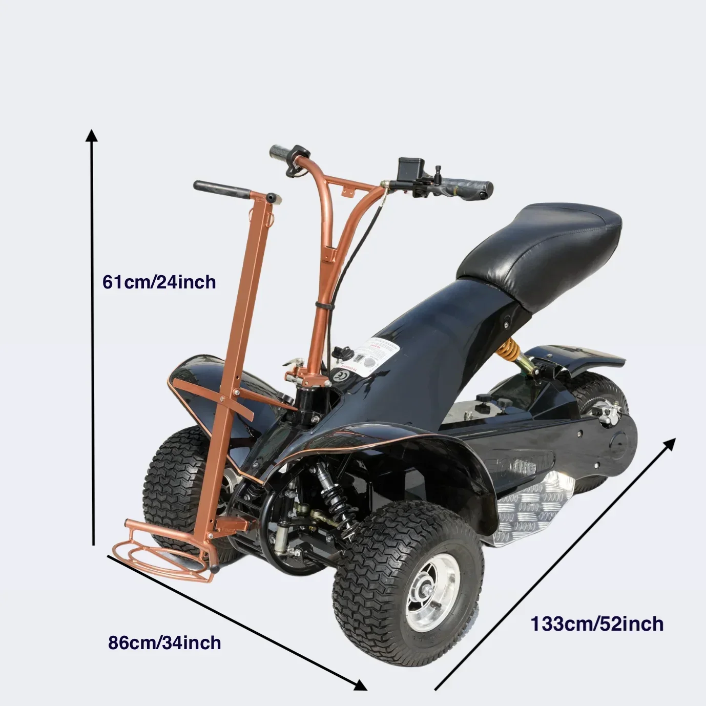 Golf Cart Foldable 3 Wheels Electric Golf Cruiser