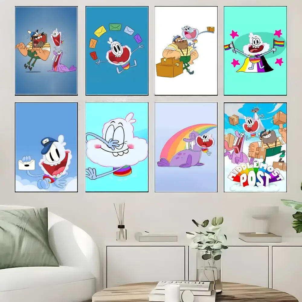 Anime Series M-MiddlemostS PostS Poster Crease Free Waterproof Durable All Space Wall Decor