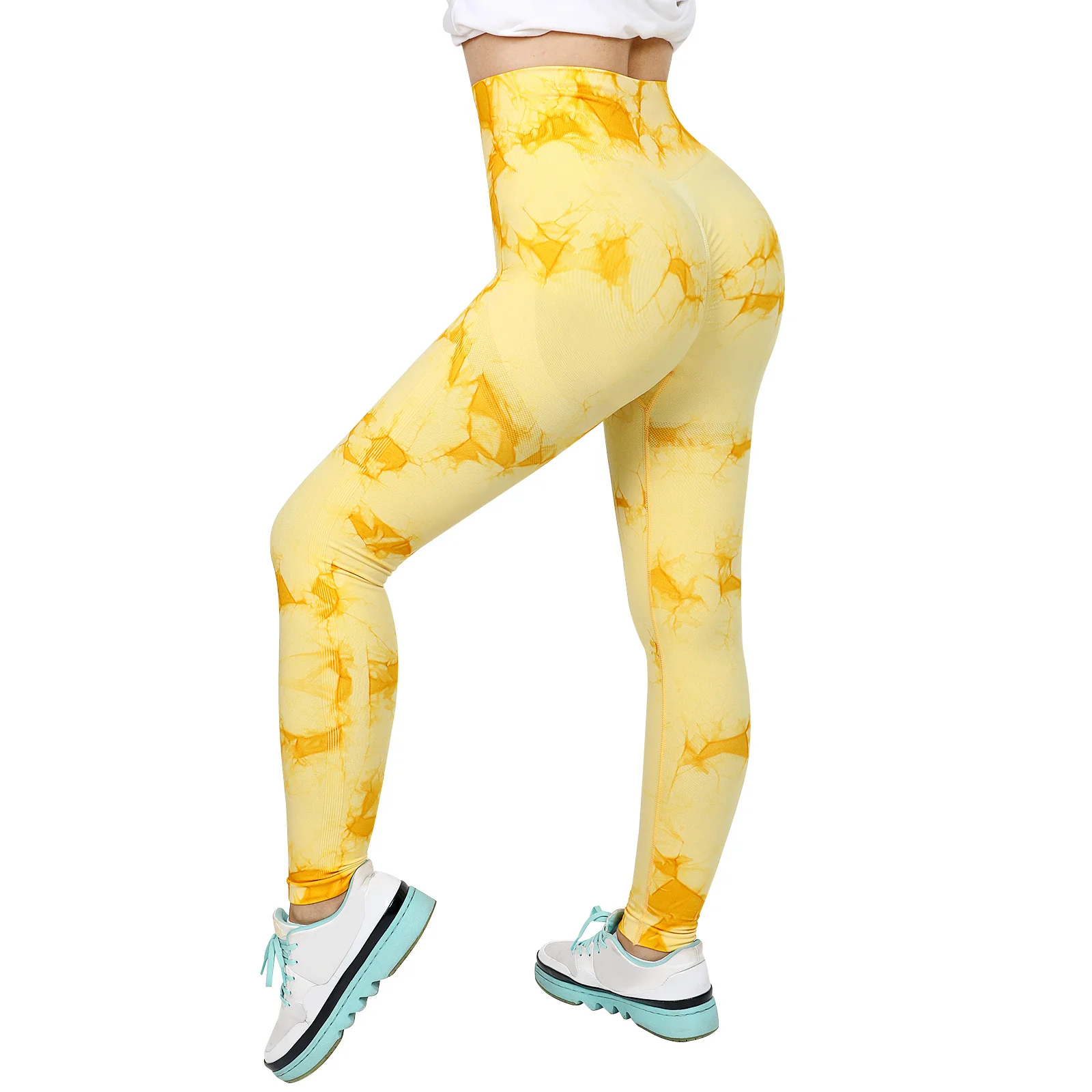 

Stylish Tie Dye Yoga Pants Women High Waist Workout Leggings Soft Comfortable Sports Tights for Fitness Running