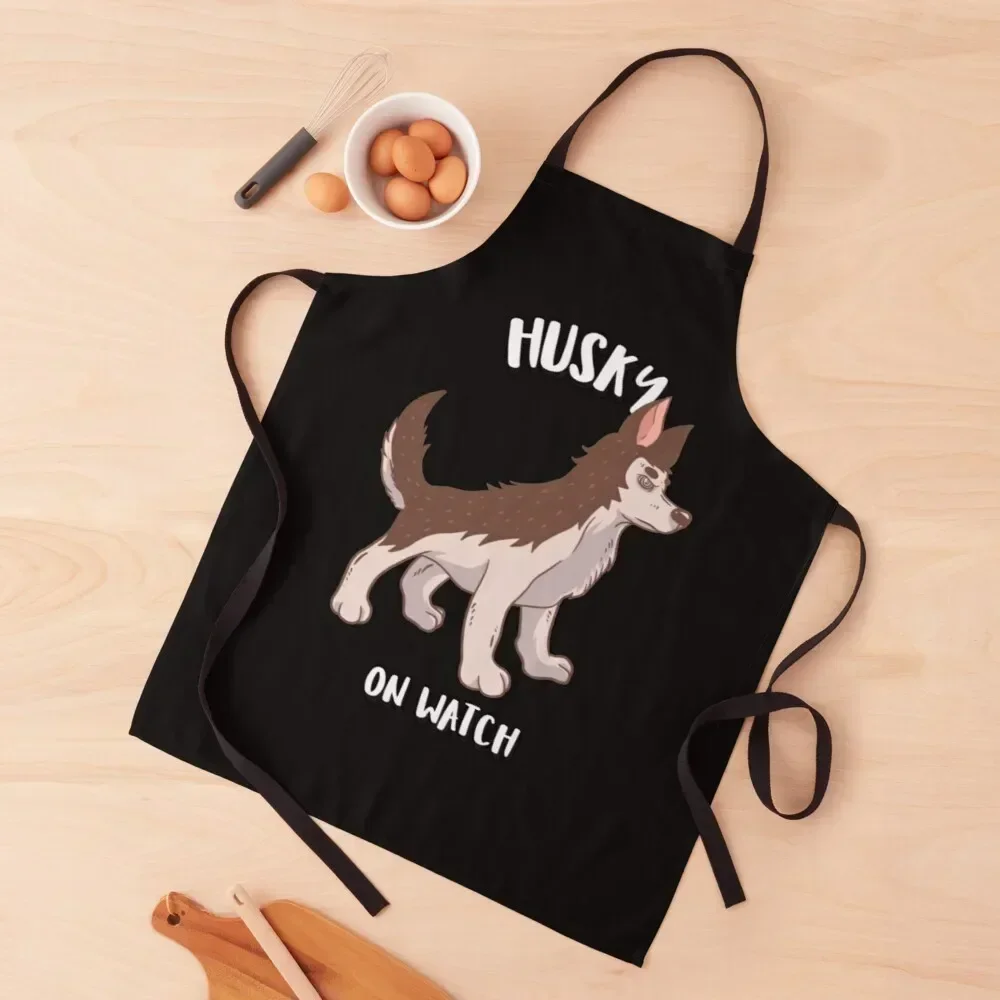 

Husky Husky On Watch Apron House Things For Home And Kitchen Kitchen Accessories 2022 For Hairdresser kitchen gadgets Apron