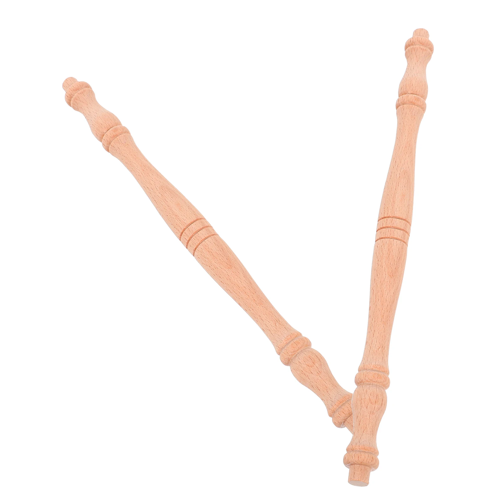 

2pcs Solid Wood Small Corridor Bridge Roman Design Decorative Pillars Home Furniture Framework Accessories