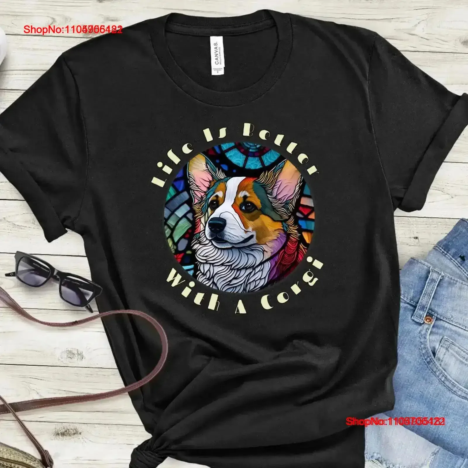 Corgi Momma Mom Funny s For Dog Owner Women T Shirt Lover vintage Washed Comfortable Casual homme Soft vintage Washed Stylish