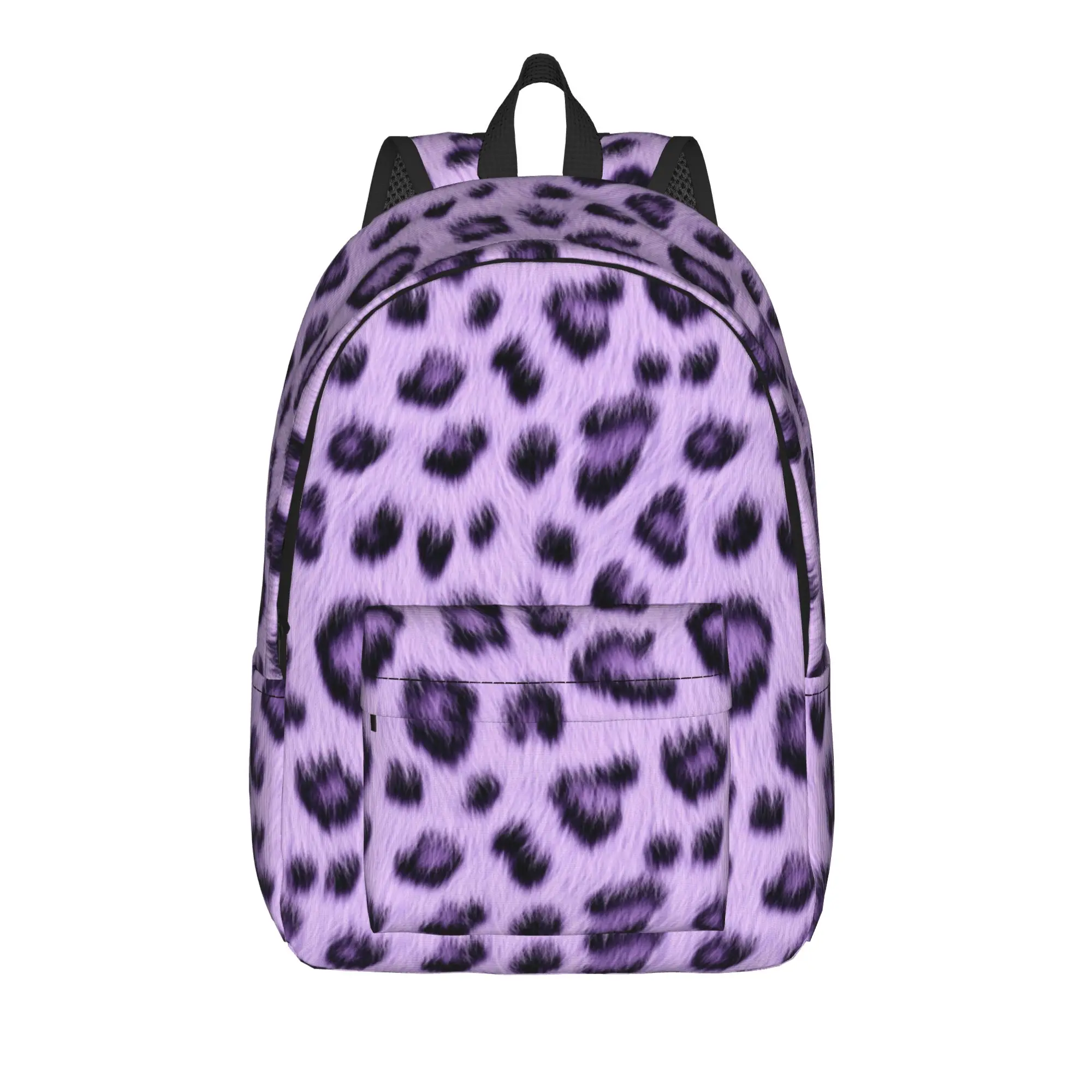Leopard Texture Backpack Boy  Durable Backpacks Polyester Modern School Bags University Designer Rucksack
