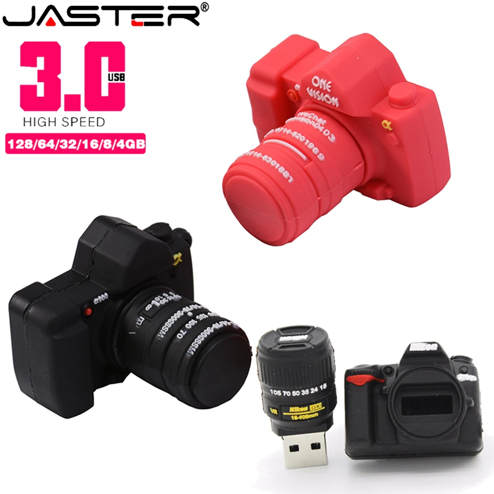 

High Speed USB 3.0 Flash Drive 128GB Camera Shape Memory Stick Thumb Photography Gifts Pen Drive 64GB 32GB Photograph Pendrive