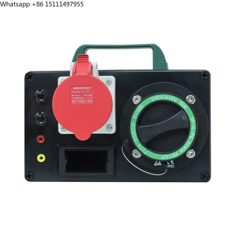 New Condition Portable AC EV Vehicle Charger Simulator Type 2 Type 1 EV Charger Tester 32A Rated Current NEV Parts Accessories