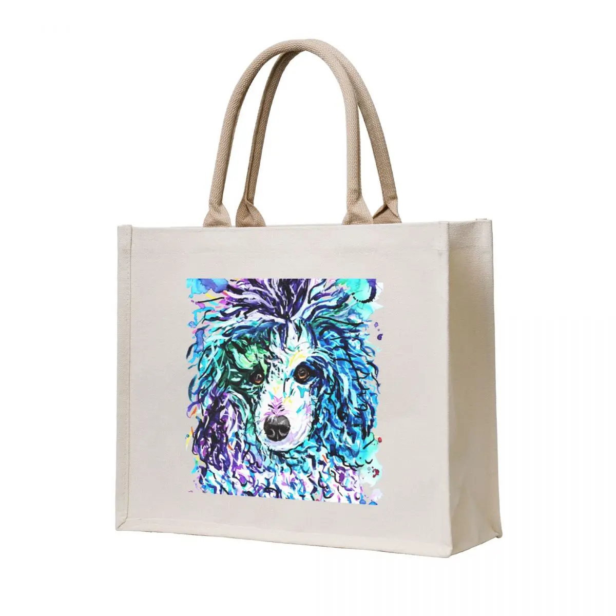 

Watercolour Poodle Tote Bag handbag Big bag Gift bag