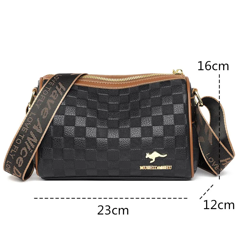 Luksusowy Trend kobiety miękka skóra projektant torebek Fashion Lady Crossbody torba 2023New duża pojemność kobieta ramię Messenger Sac