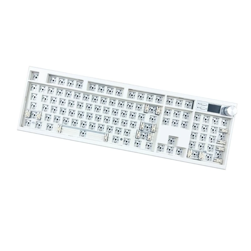 GMK104 3Mode Mechanical Keyboard TypeC 2.4Ghz BT5.0 With Customization Display, And Rotary Knob For Creative Users