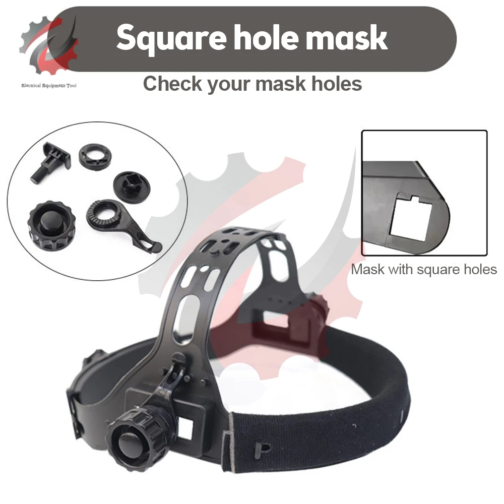 Adjustable Welding Welder Mask Headband For Solar Auto Dark Helmet Welding Hand Tool Accessories Suitable For Various Head Types