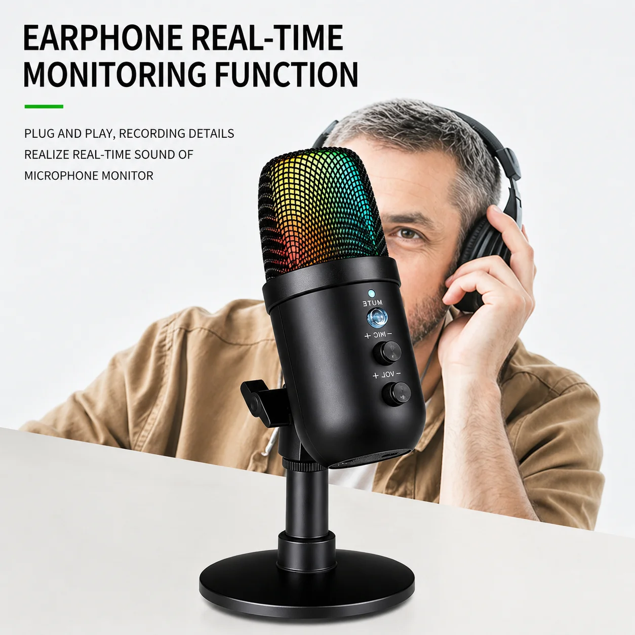 FUHAM MU1000 RGB USB Kondenser - Streaming Mic Condenser incelemesi ve fiyatı