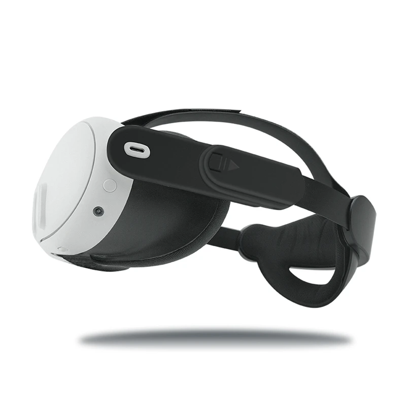 Sangle de casque VR pour Oculus Quest 3, bande de sauna réglable, coussin de tête respirant, plastique blanc, 1 PC