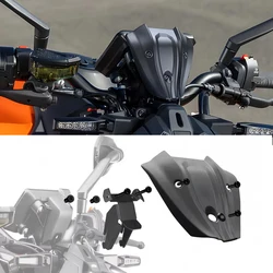Accessori moto Fly Screen anteriore piccolo parabrezza carenatura deflettore scudo antivento per 990 Duke 2024-