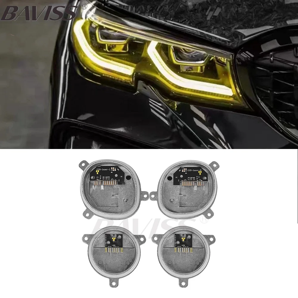 

For BMW G20 G21 G28 3 Series 2019-2022 Laser DRL Multicolor LED Module Style Daytime Running Lights Yellow Red Blue Amber DRL