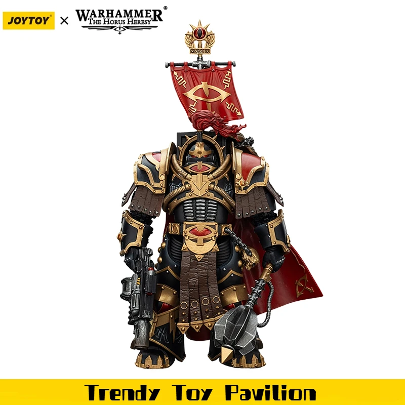 

【Предпродажа】JOYTOY Warhammer 40K Sons of Horus Legion Cataphractii Praetor с Combi-Melta and Power Maul 1/18 Фигурка