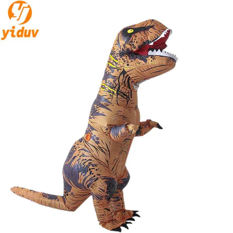 T-rex Inflatable Suit Tyrannosaurus Dinosaur Costume Adult Kids Role-playing Fancy Halloween Carnival Performance Party Mascot