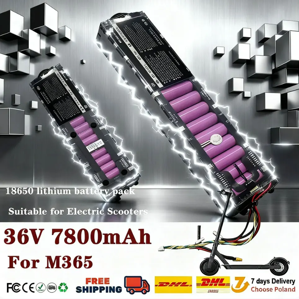 Batterie Li-ion adaptée au scooter Xiaomi Mijia M365, scooter électrique, étanche, communication Bluetooth, 36V, 78000mAh